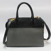 Prada 1BA045 Black Gray Two-Tone Esplanade Small Shoulder Bag 43307423 [P]