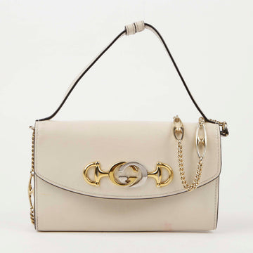 Gucci Ivory Leather Jumi Tote and Shoulder Bag 564718 42308585