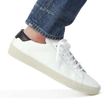 Saint Laurent White Leather Sneakers 421570 9061 2982198523 14126762