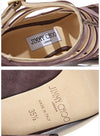 Jimmy Choo FATHOM Suede Sandals QUARTZ 2288637444 14126429 [P]