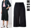 MSGM クロップフィットワイドパンツ 2042MDB106 164365 99 14127254 [P]