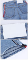 MSGM サイドラインデニムパンツ 2641MDP53L 273 82 14127226 [P]