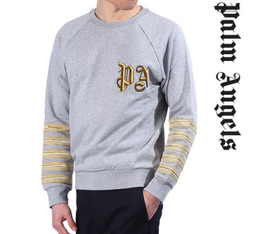 Palm Angels Gold Embroidery Sweatshirt PMBA002 0793 2581081392 14127775