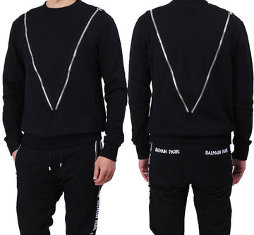 Balmain 19SS Diagonal Zip Knit RH13131 J928 0PA 3447374888 14128344
