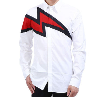 GIVENCHY サンダープリントシャツ BM605E1Y39 112 3356385293 14128483