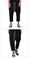 RICK OWENS 19SSDRAWSTRING クロップパンツ RU19S2381 TF 09 3597090731 14128720 [P]
