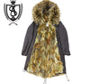 AS65 Fox Fur Black Long Parka W2836L 990 3101881963 15182194 [P]