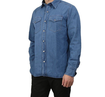 TOM FORD Klassische Denim Hemd 94U2HE 3816191270 15560077