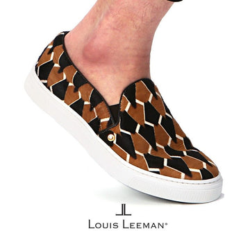 LOUIS LEEMAN ルイ・リマン スエード パターン スリッポン 2559859273 16181511