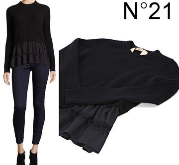N°21 N21 Lace Detail Sweater 7077 9000 16181581