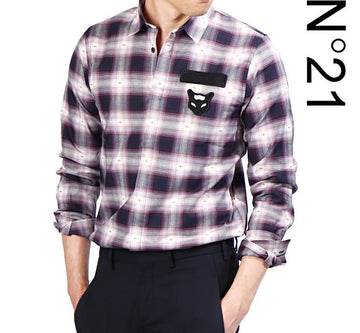 N°21 Fox Patch Men's Shirt G021 1022 0151 16181674