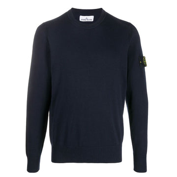STONE ISLAND 20SS ワッペン ショルダー ディテール クルーネック ニット 7215510B2 V0020 43503040
