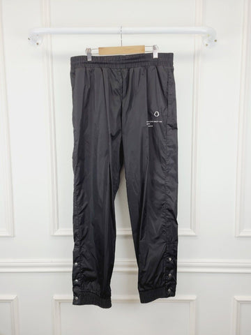 Moncler X Fragment Black Logo Jogger Pants 48 43409720