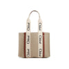 Chloe Woody Medium Tote Bag Brown 43597124 [P]