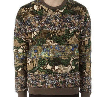 MSGM Python Floral Sweatshirt 1640MM6988 Multi 16804251