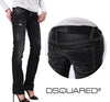 DSQUARED2 ディスカバードブラックペイントスリムジーンズ 72LA0443 090 17102946 [P]