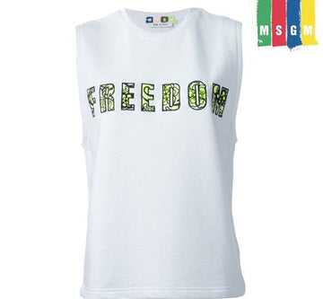 MSGM フリーダム スリーブレストップ MDM150 01 2423504093 17103241