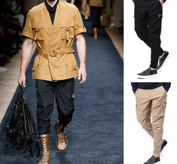 BALMAIN ジッパーバイカーパンツ S6HT530D337 176 2906448187 17104342