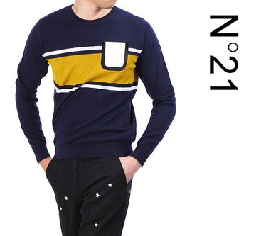 N°21 N21 Yellow Line Pocket Knit A015 7077 6728 17104411