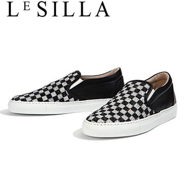 OTHER BRAND Le Silla Chess Slip-On NERO F17452 2613777625 17105021
