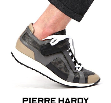 Pierre Hardy Scratch S Black Multi Canvas Running BX00 CANVAS MULTI BLACK 17105103