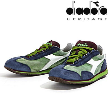 DIADORA HERITAGE Diadora Equipe Suede Stonewash Green & Blue 156552 01 C5639 17105679
