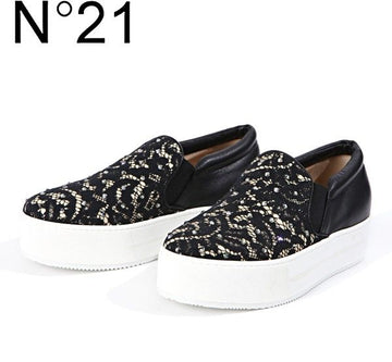 N°21 N21 キュービック レース スリッポン 8634 BLACK 17254216