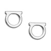 SALVATORE FERRAGAMO ガンチーニ スタッド イヤリング シルバー 76-0120 0696433 43752350 [P]