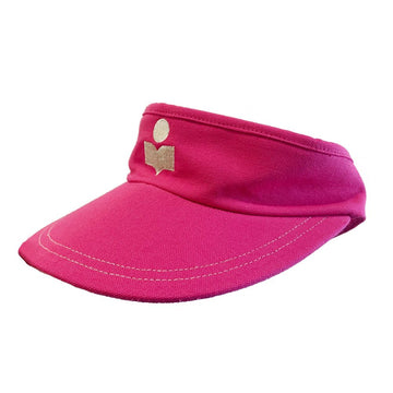 Isabel Marant 22SS Logo Embroidered Visor Hat Fuchsia 43816558