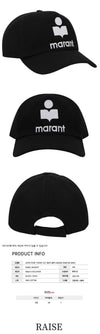 ISABEL MARANT タイロン ロゴ キャップ ブラック CQ0060 00M016A BKEC 43816564 [P]