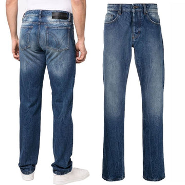 AMI Men's Classic Slim Fit Denim Pants HTR001 601 480 43877843