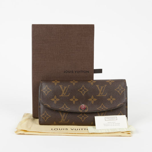 Louis Vuitton Monogram Canvas Emily Long Wallet in Fuchsia M60697 43295794