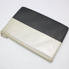 CHANEL Black Silver Two-Tone Boy Large Clutch 43976602 [P]