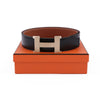 Hermes Reversible Leather Strap Belt Gold Buckle 38mm H077971CAAA 148409801 [P]