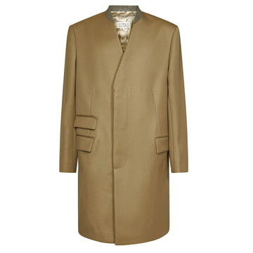 Maison Margiela Back Stitch Single Coat Camel 44184702