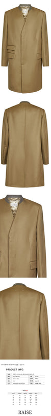 Maison Margiela Back Stitch Single Coat Camel 22FW 157 44184702 [P]