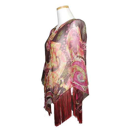 Other Brand Guerriero Silk Fringe Blouse 55 66 44307418