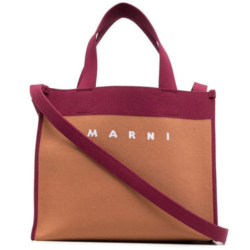MARNI 22FW Jacquard Kleine Tote/Schultertasche SHMP0083A0 P4602 ZO196 44452072