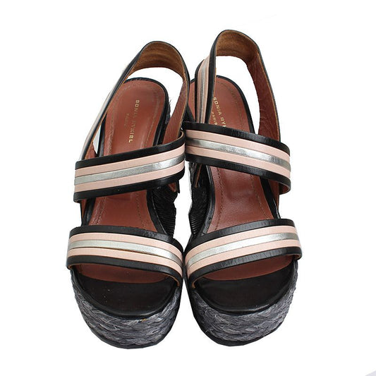 Sonia Rykiel Rattan Platform Sandals 240 44468741