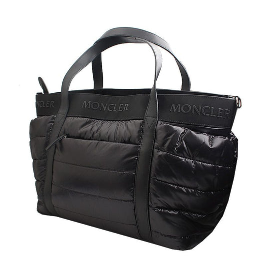 MONCLER ブラックパディングショルダー兼クロスバッグ 44479100