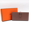 Hermes Unused Swift Vian Silver Long Wallet 44666211 [P]