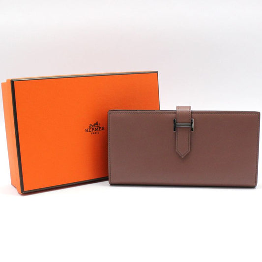 Hermes Swift Vein Silver Long Wallet 12345 44666211