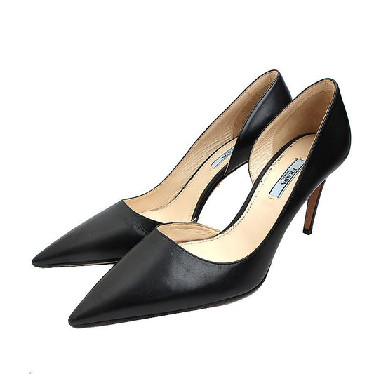 PRADA Schwarze Lederpumps 40½ 44724523
