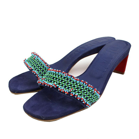 Loewe Beaded Mule Slippers 41 44724600