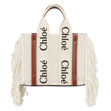 Chloe Woody Small Tote Bag Sepia Brown CHC22SS397G43 27S 44749341 [P]