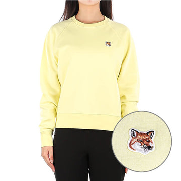 MAISON KITSUNE (IW00312KM0001 LIGHT YELLOW) レディース フォックスヘッド プルオーバー 34045635