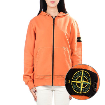 Stone Island Kids Fleece Hooded Zip-Up stamp: 751660740 V0013 30977322