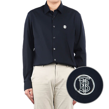 BURBERRY モノグラム ストレッチ ロングスリーブ シャツ (STANHILL 8042897) 30980584