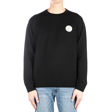 Maison Kitsune Men's Ollie Flower Fox Knit (JM00571KT1036 BLACK) 41820482