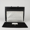 CHANEL Grosser weißer Kalbsleder Gabrielle Clutch A84288 43699031 [P]